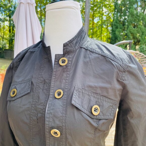 Michael Kors Black Utility Jacket  Size XS - Picture 3 of 10